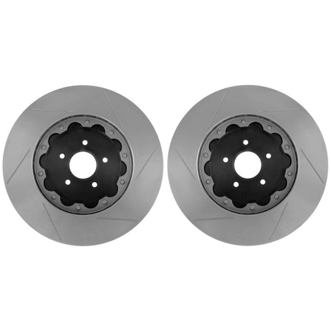 StopTech 07-08 Audi RS4 AeroRotor 2pc Drilled Front Rotor (Pair) - 81.113.9921