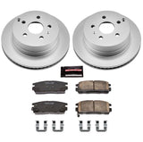 Power Stop 10-17 Chevrolet Equinox Rear Z17 Evolution Geomet Coated Brake Kit - CRK5558