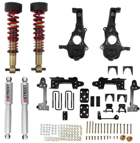 Belltech LOWERING KIT 2019+ GM Silverado / Sierra 1500 4WD All Cabs - 2-5in Fr / 6in R - 1041HK