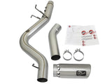 aFe LARGE BORE HD 5in 409-SS DPF-Back Exhaust w/Polished Tip 2017 GM Duramax V8-6.6L (td) L5P - 49-44085-P