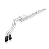 Stainless Works 2014+ Toyota Tundra 5.7L Redline Series Cat-Back Exhaust w/Black Tips - TOYT14CBR-B