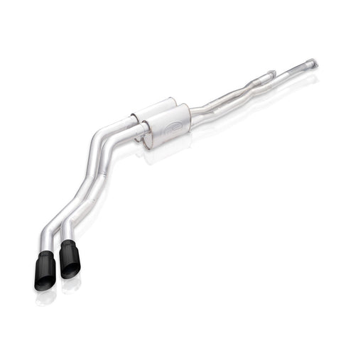 Stainless Works 2014+ Toyota Tundra 5.7L Redline Series Cat-Back Exhaust w/Black Tips - TOYT14CBR-B