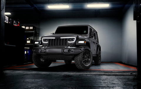 Oracle VECTOR Series Full LED Grille - Jeep Wrangler JL/JT - NA - 5837-PRO