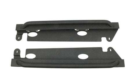 Fishbone Offroad 07-18 Jeep Wrangler JK 2 Door Rubicon Steel Rock Slider - Black Textured Powdercoat - FB23010