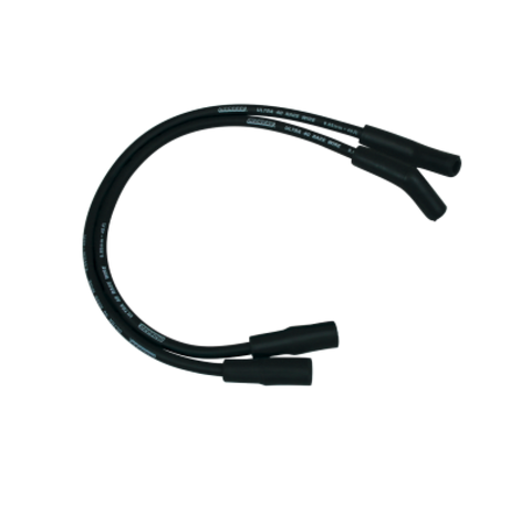 Moroso 99-08 Harley-Davidson FLT/FLHT/FLHR/FLTR Ultra 40 Wire Set - Black - 28286
