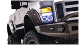Bushwacker 08-10 Ford F-250 Super Duty Cutout Style Flares 2pc - Black - 20047-02