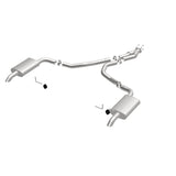 MagnaFlow 75-79 Chevy Corvette V8 5.7L Dual Split Rear Exit Stainless Cat-Back Perf Exhaust - 16710