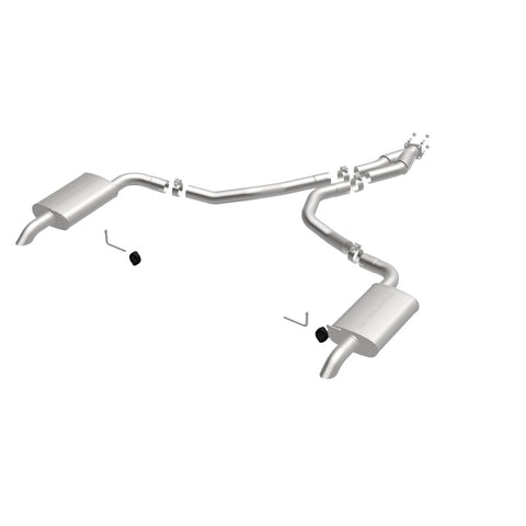 MagnaFlow 75-79 Chevy Corvette V8 5.7L Dual Split Rear Exit Stainless Cat-Back Perf Exhaust - 16710