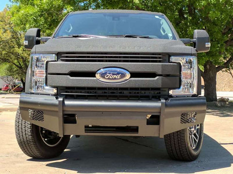 Road Armor 17-20 Ford F-250 Vaquero Front Non-Winch Bumper - Tex Blk - 617VF0B