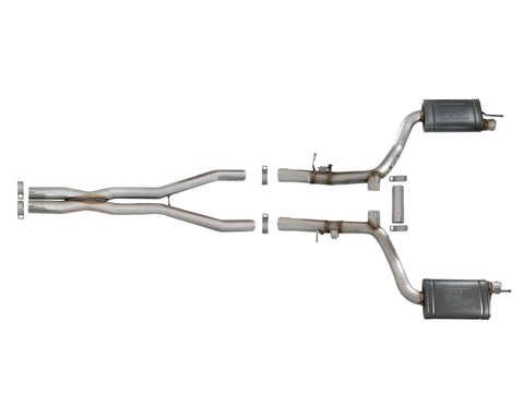 aFe POWER MACH Force-Xp 15-17 Dodge Challenger Hellcat V8-6.2L 304 SS Cat-Back Exhaust System - 49-32053