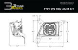 Diode Dynamics SS3 Pro Type SV2 Kit ABL - White SAE Fog - DD7124