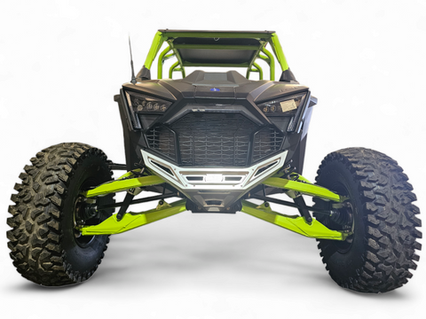 Elektric Offroad 2022-2025 Polaris Rzr Pro R/ Pro S/Turbo R Billet Front Winch Bumper Anodized Clear - FWB610031