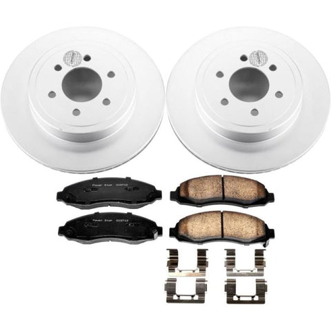 Power Stop 03-04 Dodge Dakota Front Z17 Evolution Geomet Coated Brake Kit - CRK2187
