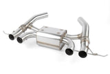 Dinan 23-26 BMW M2 (G87) Valved Axleback Exhaust System - Black Tips - D660-0100-BLK