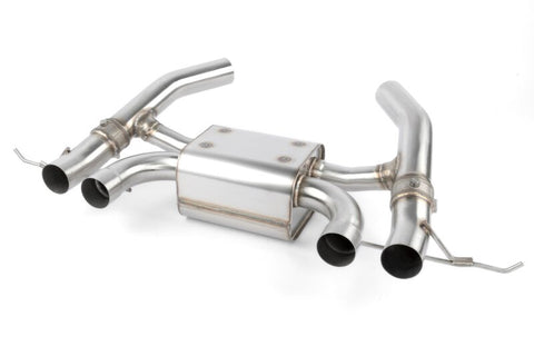 Dinan 23-26 BMW M2 (G87) Valved Axleback Exhaust System - Black Tips - D660-0100-BLK