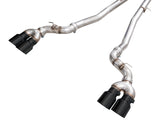 AWE Tuning BMW G90/G99 M5 Track Edition Cat-Back Exhaust - Diamond Black Tips - 3020-43790