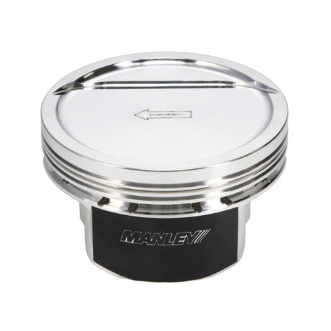 Manley Small Block Chevy LS Series 3.905in Bore - 1.115in CD - -18 cc Dish Platinum Series Pistons - 596207C-8