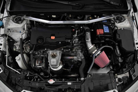 K&N 2022 Honda Civic 2.0L L4 Silver Typhoon Intake - 69-1510TC