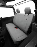 Bestop 18-23 Jeep Wrangler JL 2-Door Rear Seat Covers (Charcoal) - 29292-09