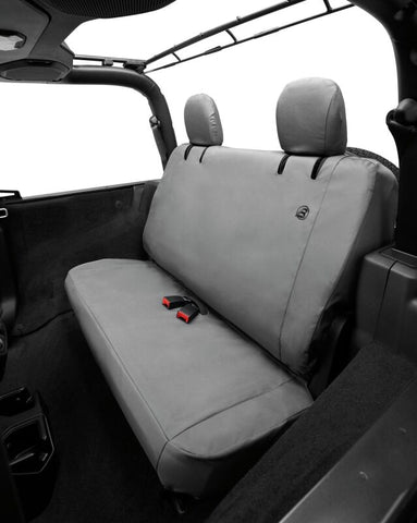 Bestop 18-23 Jeep Wrangler JL 2-Door Rear Seat Covers (Charcoal) - 29292-09