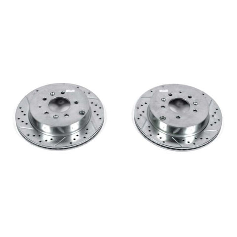 Power Stop 07-12 Mazda CX-7 Rear Evolution Drilled & Slotted Rotors - Pair - JBR1397XPR