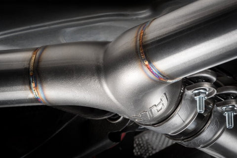 APR 20-21 Volkswagen GTI TCR (MK7.5) Catback Exhaust System w/Front Muffler - CBK0039