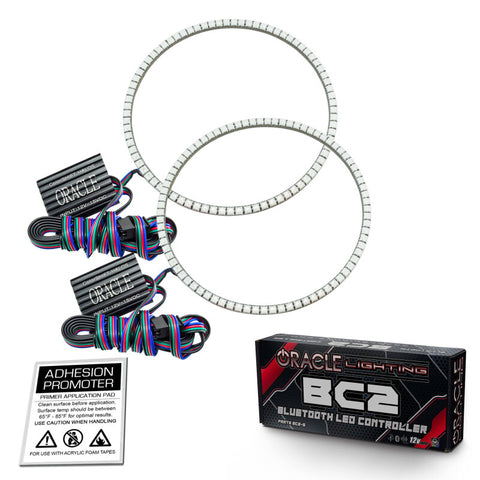 Oracle Jeep Wrangler TJ 97-06 LED Waterproof Halo Kit - ColorSHIFT w/ BC1 Controller - 3947-335