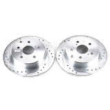 Power Stop 10-12 Lexus HS250h Rear Evolution Drilled & Slotted Rotors - Pair - JBR1370XPR
