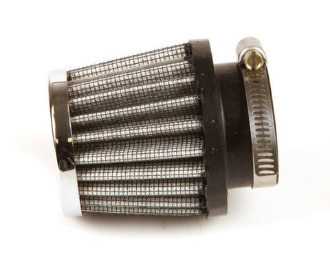 K&N Universal Chrome Filter 1 3/8 inch FLG / 2 1/2 inch Base / 2 inch Top / 2 1/4 inch Height - RC-0790
