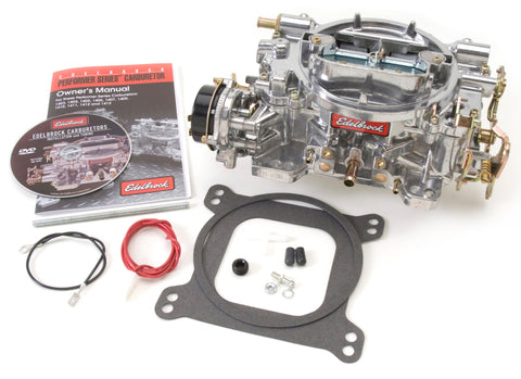 Edelbrock Carburetor Performer Series 4-Barrel 750 CFM Electric Choke Satin Finish - 1411