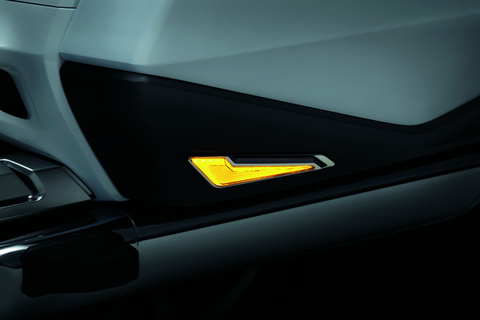 Kuryakyn Omni L.E.D. Side Saddlebag Inserts 18-20 GL1800 Chrome - 3254