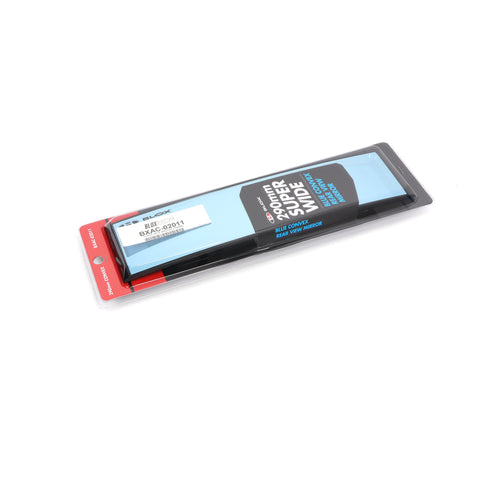 BLOX Racing 290mm Convex Mirror Black Frame Blue Tint - BXAC-02011