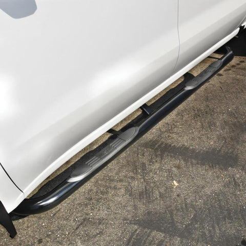 Westin 2019 Chevrolet Silverado/Sierra 1500 Crew Cab E-Series 3 Nerf Step Bars - Black - 23-4135