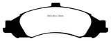 EBC 03-04 Pontiac GTO 5.7 (Solid Rear Rotors) Yellowstuff Front Brake Pads - DP41721R