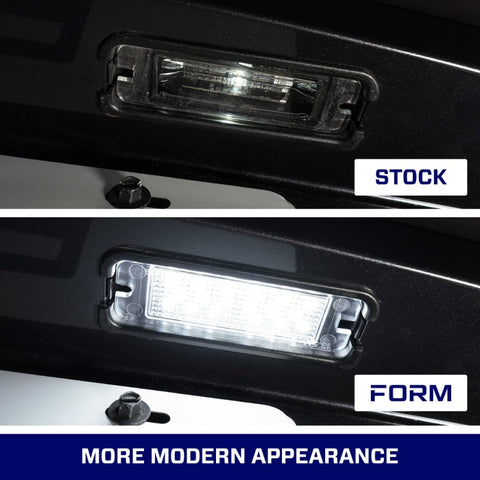 Form Lighting 2015+ Ford Mustang LED License Plate Lights (Pair) - FL0049