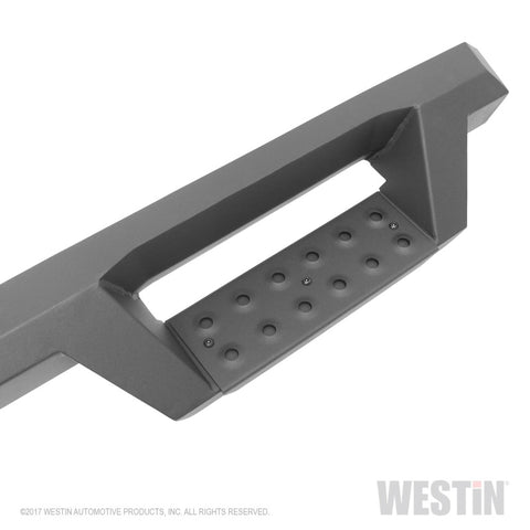 Westin/HDX 07-18 Chevrolet Silverado (Excl. Classic) 6.5ft. Bed Drop W2W Nerf Step Bars - Tex. Blk - 56-534575