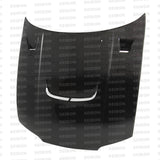 Seibon 95-96 Nissan Skyline R33 GT-R (BCNR33) JU-Style Carbon Fiber Hood - HD9596NSR33-JU