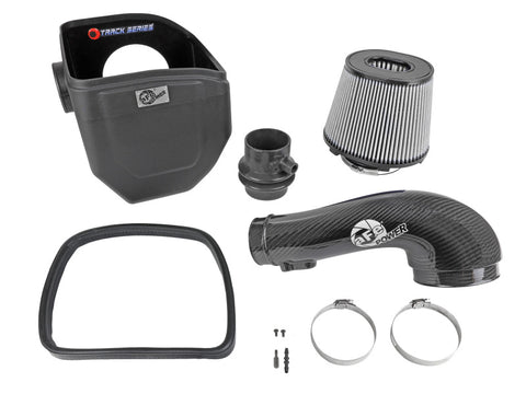 aFe 19-23 Nissan Patrol 4.8L L6 Track Series Carbon Fiber Intake System w/Pro DRY S Filter - 57-10019D