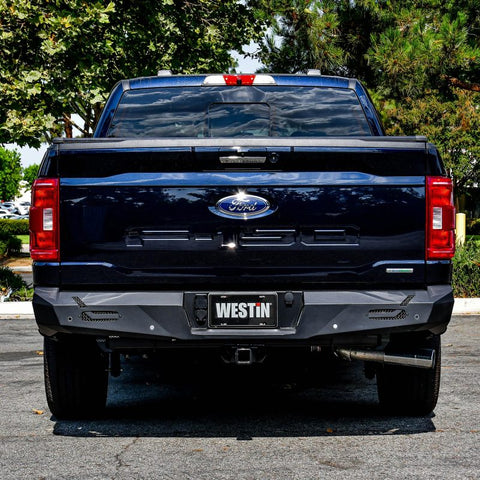 Westin 15-20 Ford F-150 Pro-Series Rear Bumper - Textured Black - 58-421015