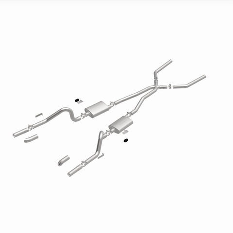 MagnaFlow SYS Cat-Back 67-70 Mustang 2.50inch w/Tru-X - 15816
