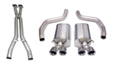 Corsa 06-11 Chevrolet Corvette C6 Z06/ZR1 Sport Cat-Back Dual Rear Exit w/ Twin 4.0in Black Tips - 14164CB1