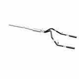 MagnaFlow SYS Cat-Back 3.5in Black Dual Split Rear Tips 10-13 Chevy Silverado / GMC Sierra 5.3L - 15362