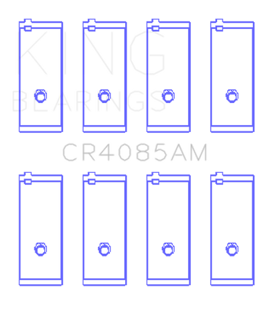 King Toyota 2T / 3T / 3T-G / 4T-G (Size Standard) Connecting Rod Bearing Set - CR4085AM