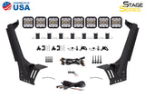 Diode Dynamics Jeep JL SS5 Sport CrossLink Windshield - White Combo Lightbar Kit - DD6821