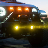 KC HiLiTES FLEX ERA 3 Dual Mode SAE Fog Lights - 2-Light Master Kit for Jeep Aftermarket Bumpers - 97147