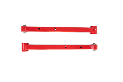 UMI Performance 78-96 GM B-Body Boxed Extended Length Lower Control Arms w/Poly Bushings - Red - 3622-R