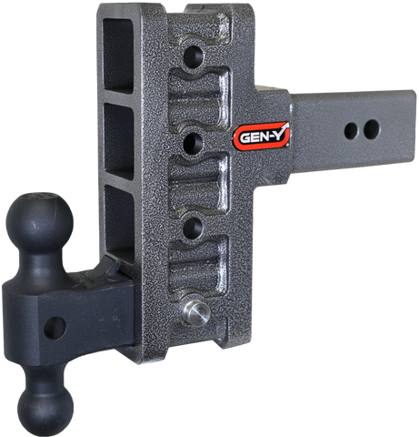 Gen-Y Mega Duty 3in Shank 6in Offset Drop 3.5K TW 32K Hitch w/GH-0161 Dual-Ball - GH-2014