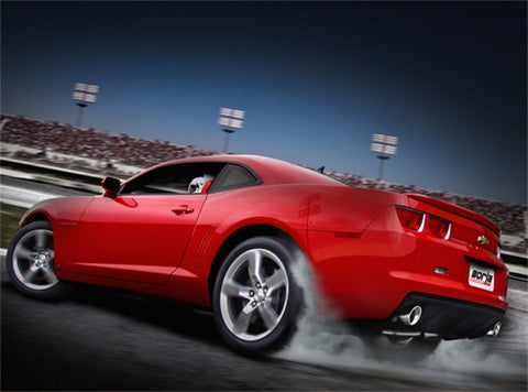 Borla 10-13 Chevy Camaro SS 6.2L V8 Single RoundTip Split Rear Exit S-Type Catback Exhaust - 1014031