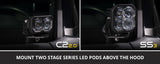 Diode Dynamics 19-25 Toyota RAV4 Stage Series Ditch Light Bracket Kit - DD8802