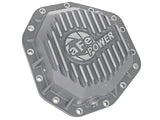 aFe Power Street Ser Rear Diff Cover Raw w/Mach Fin 2017 Ford Diesel Trucks V8-6.7L(td) Dana M275-14 - 46-70350